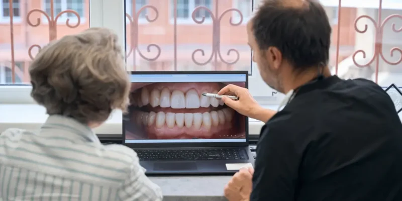 Broken tooth restoration with a same-day porcelain crown