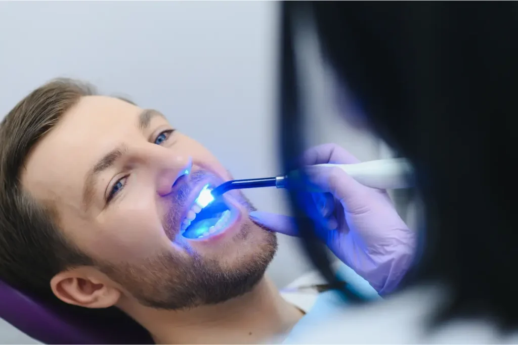 Crack tooth treatment